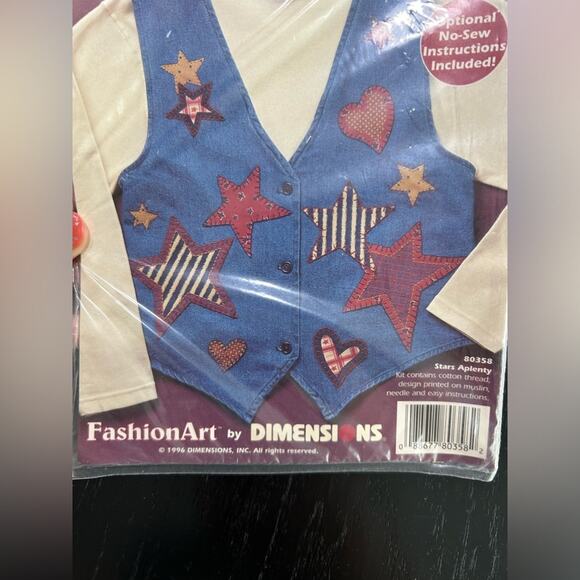 90s sewing pattern applique- cute unique craft vintage sewing instructions - Picture 2 of 7